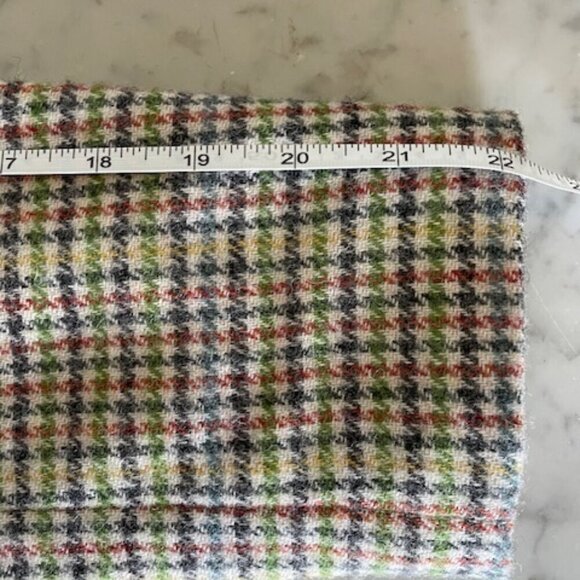 TALBOTS Classic Shetland Blazer Morning Plaid Orange, Blue, Green 12P - Picture 16 of 17